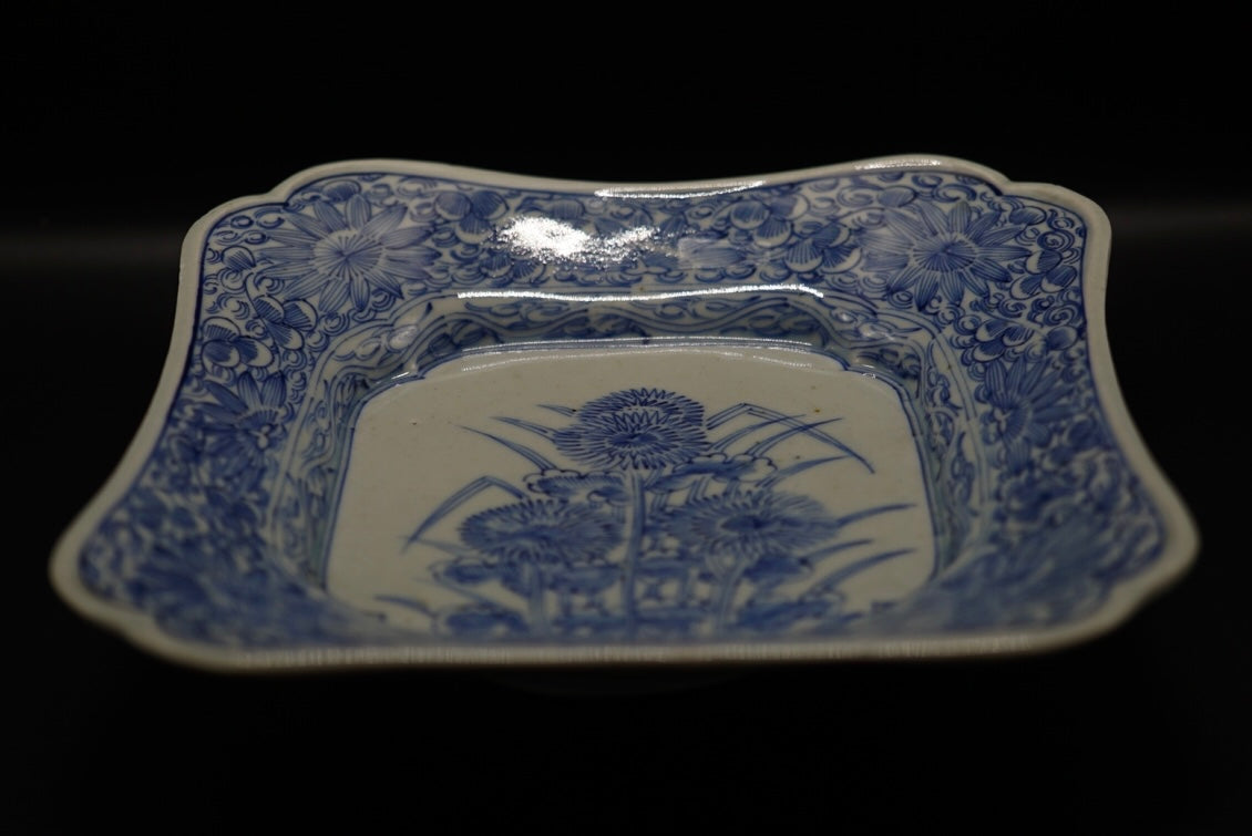 染付 角皿