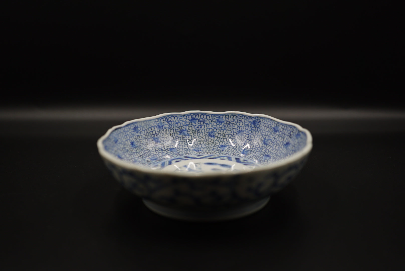 染付 花唐草