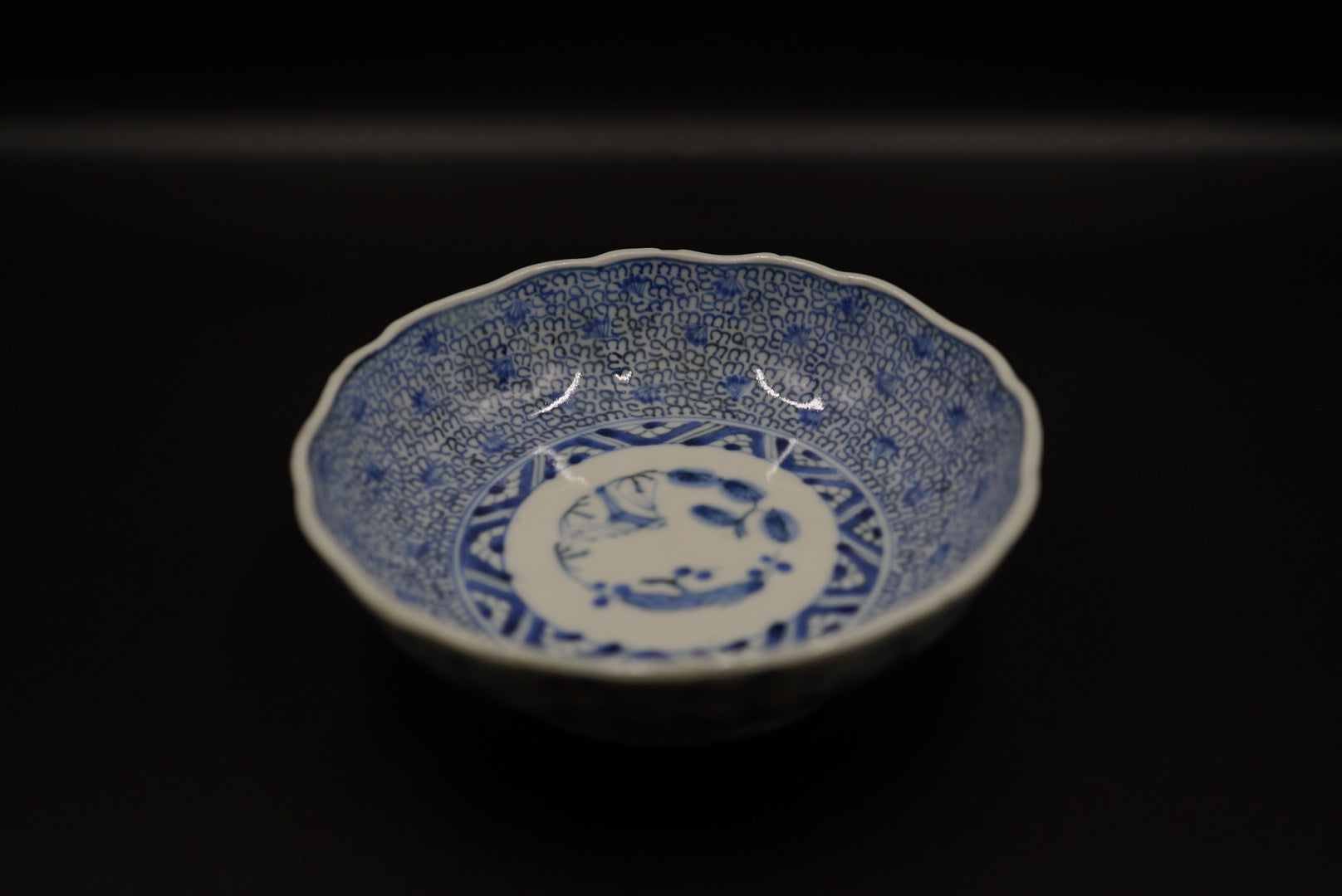 染付 花唐草