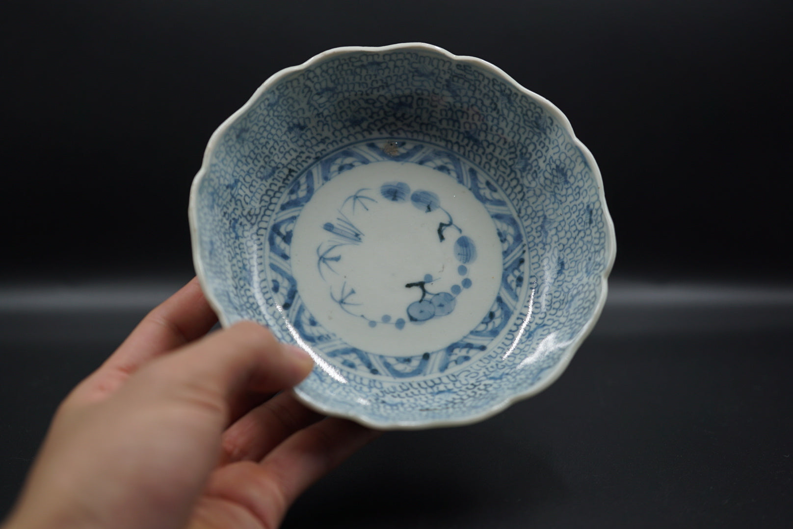 伊万里 染付 花唐草