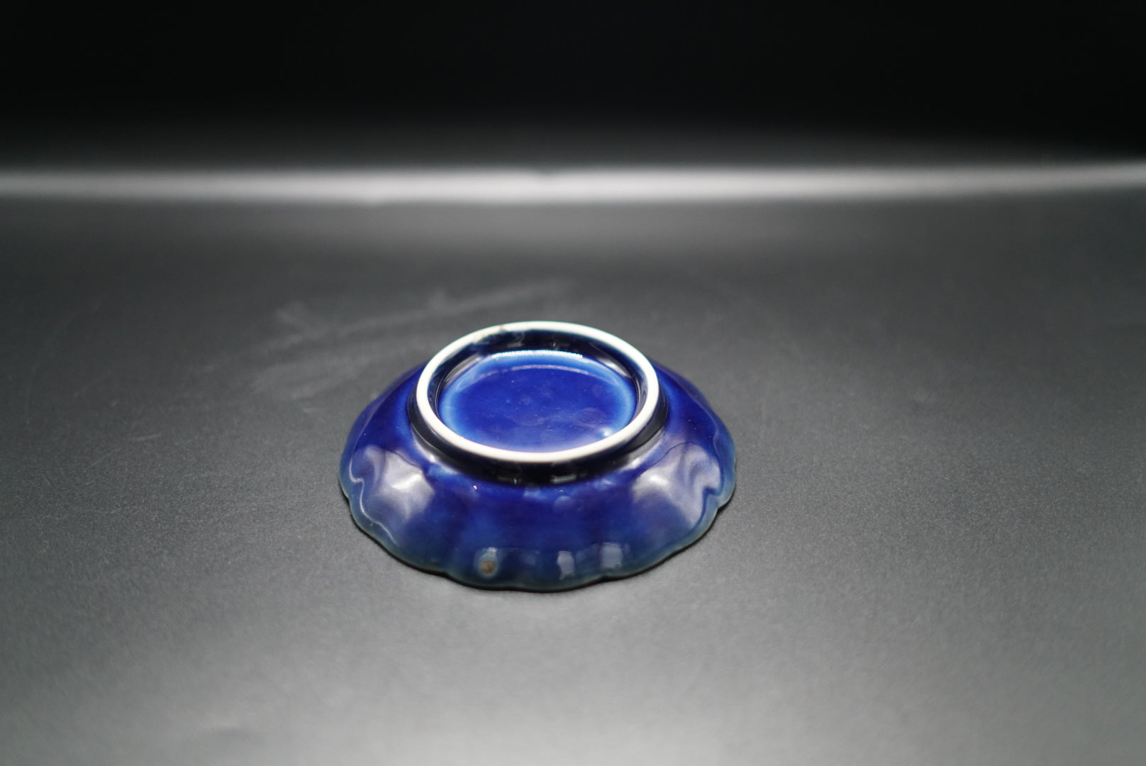 瑠璃 小皿 明治