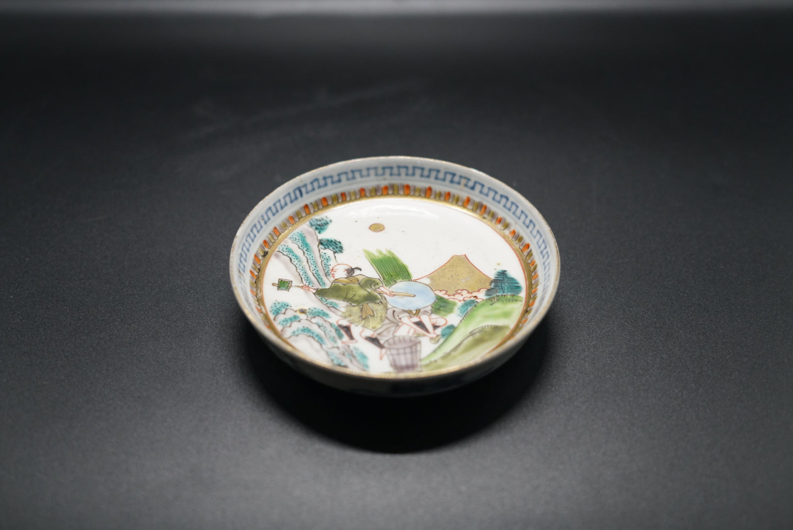 古伊万里 色絵付 小皿