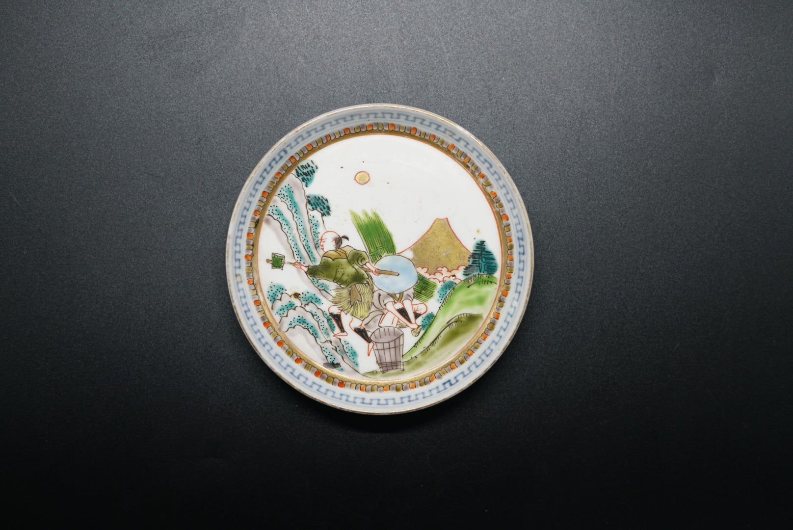 古伊万里 色絵付 小皿