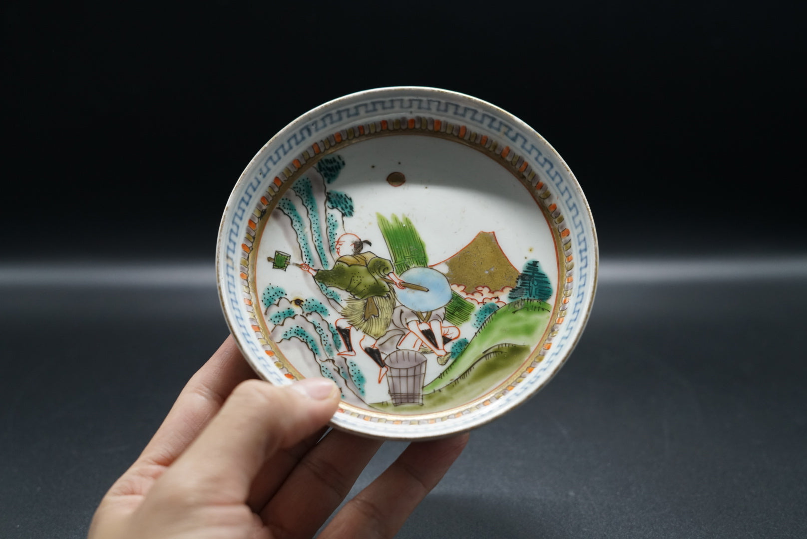 古伊万里 色絵付 小皿