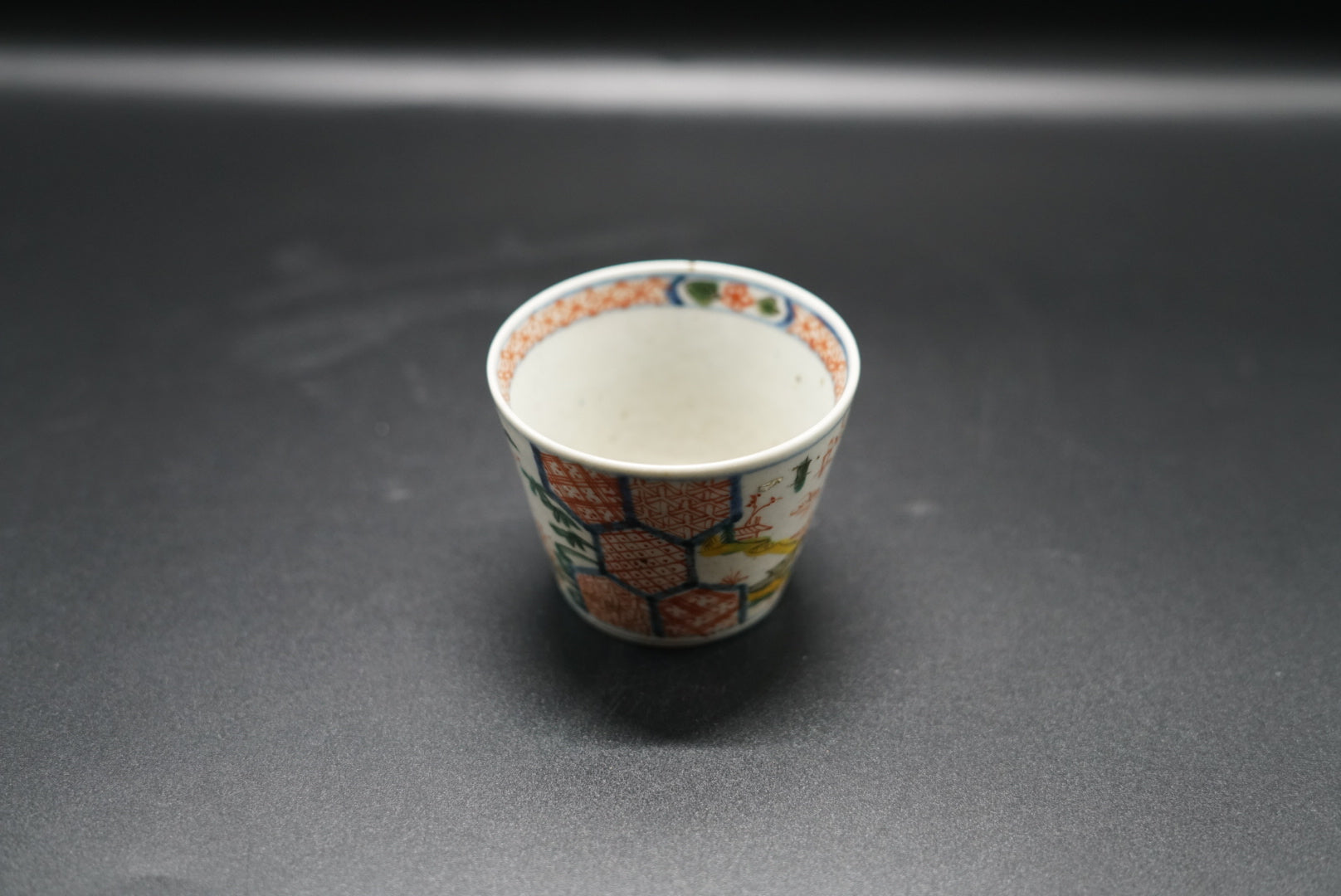 伊万里 蕎麦猪口 亀甲 幕末