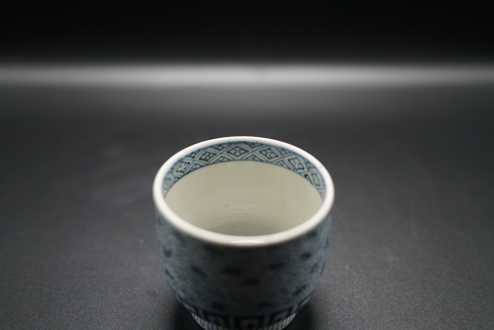 古伊万里 微塵唐草 蕎麦猪口 明治