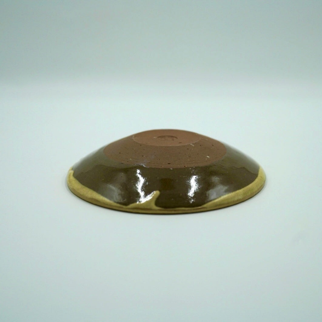 白と金 小皿