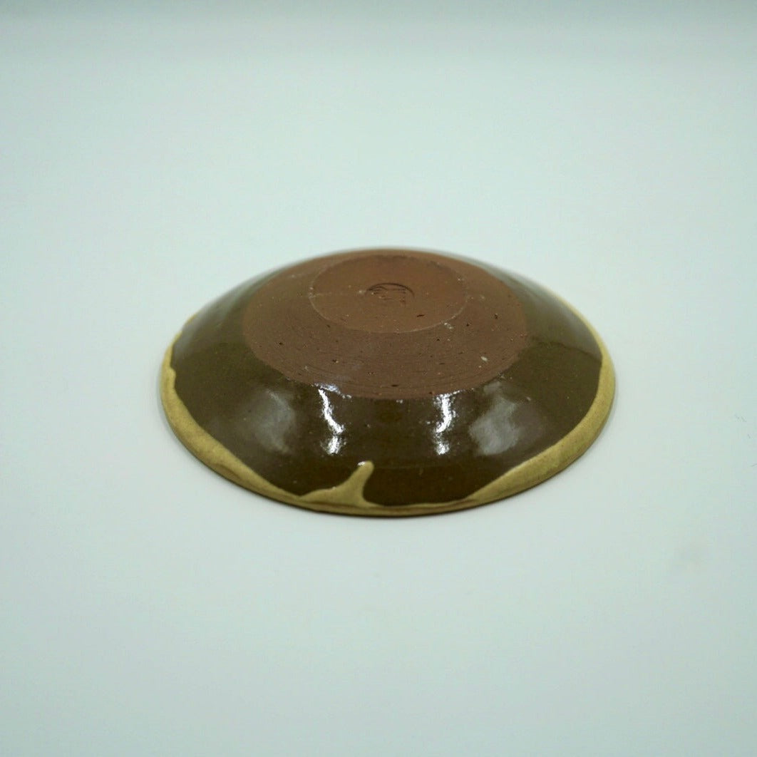 白と金 小皿