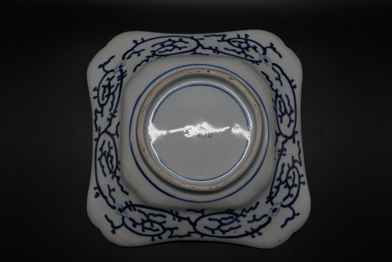 染付 角皿