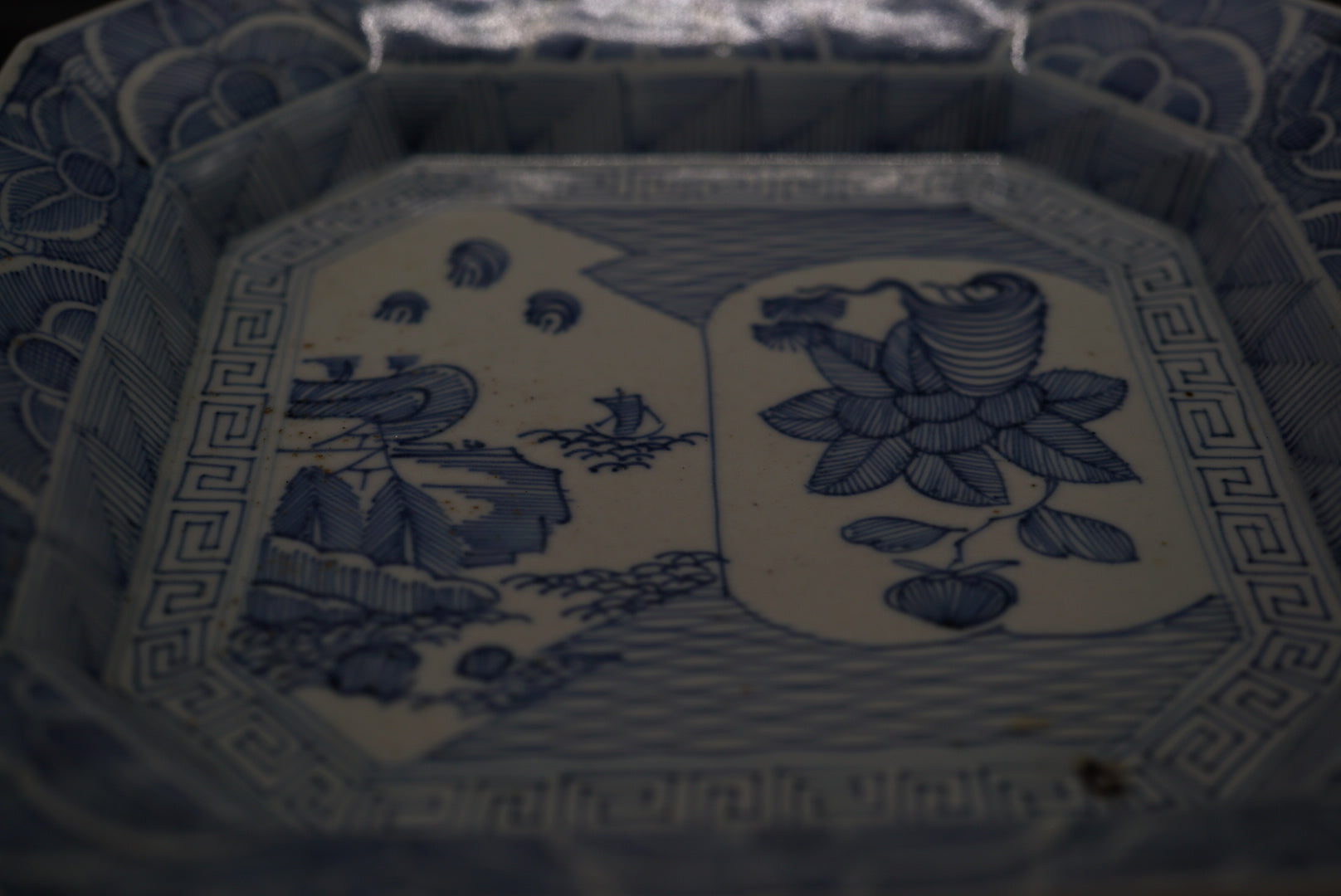染付 角皿